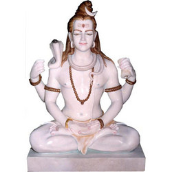 Manufacturers Exporters and Wholesale Suppliers of Lord Shiva White Sculptures jaipur  Rajasthan